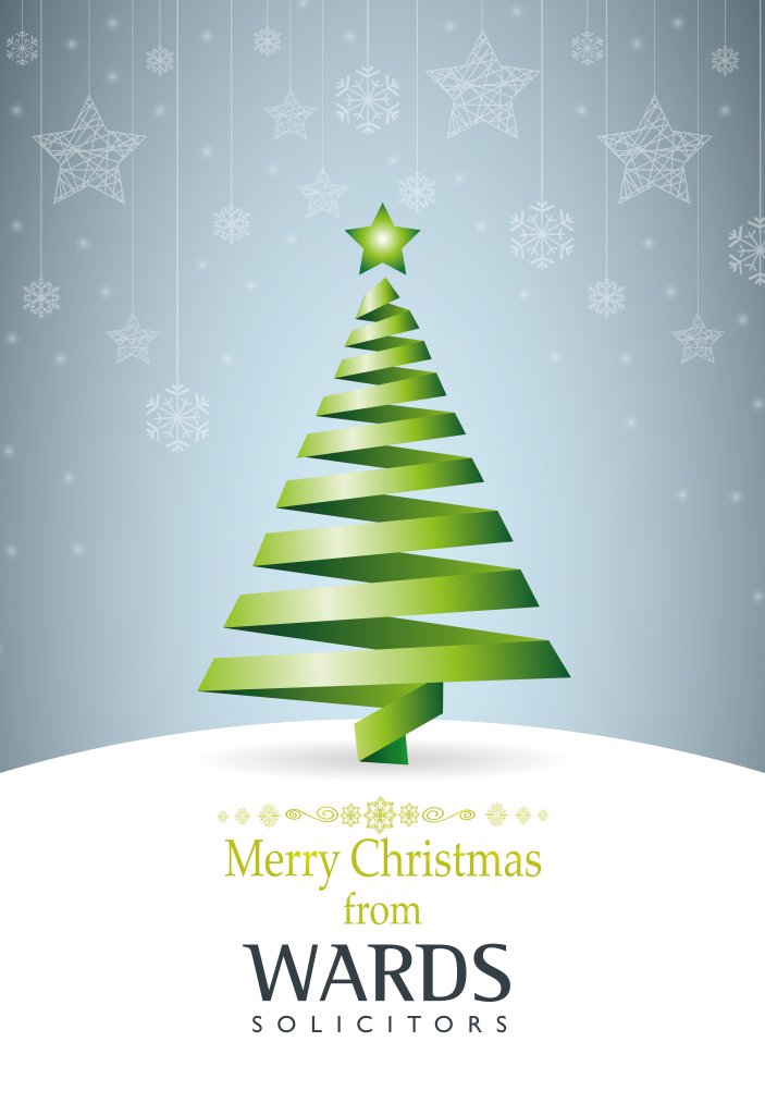 wardssolicitors's tweet photo. Wards Solicitors will be closed from end of business on Friday 22 December 2017 until 9am on Tuesday 2 January.  We wish everyone a Merry Christmas and a happy New Year. https://t.co/58s9ptiEHa