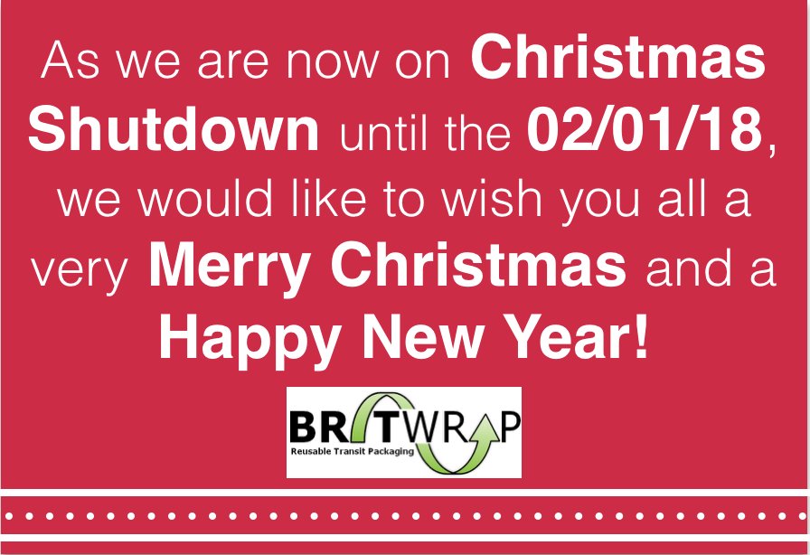 Just to let you know all orders placed between now and 02/01/18 will not be dispatched until 03/01/18 - goo.gl/9TSL4V

#MerryChristmas #HappyNewYear #HappyHolidays