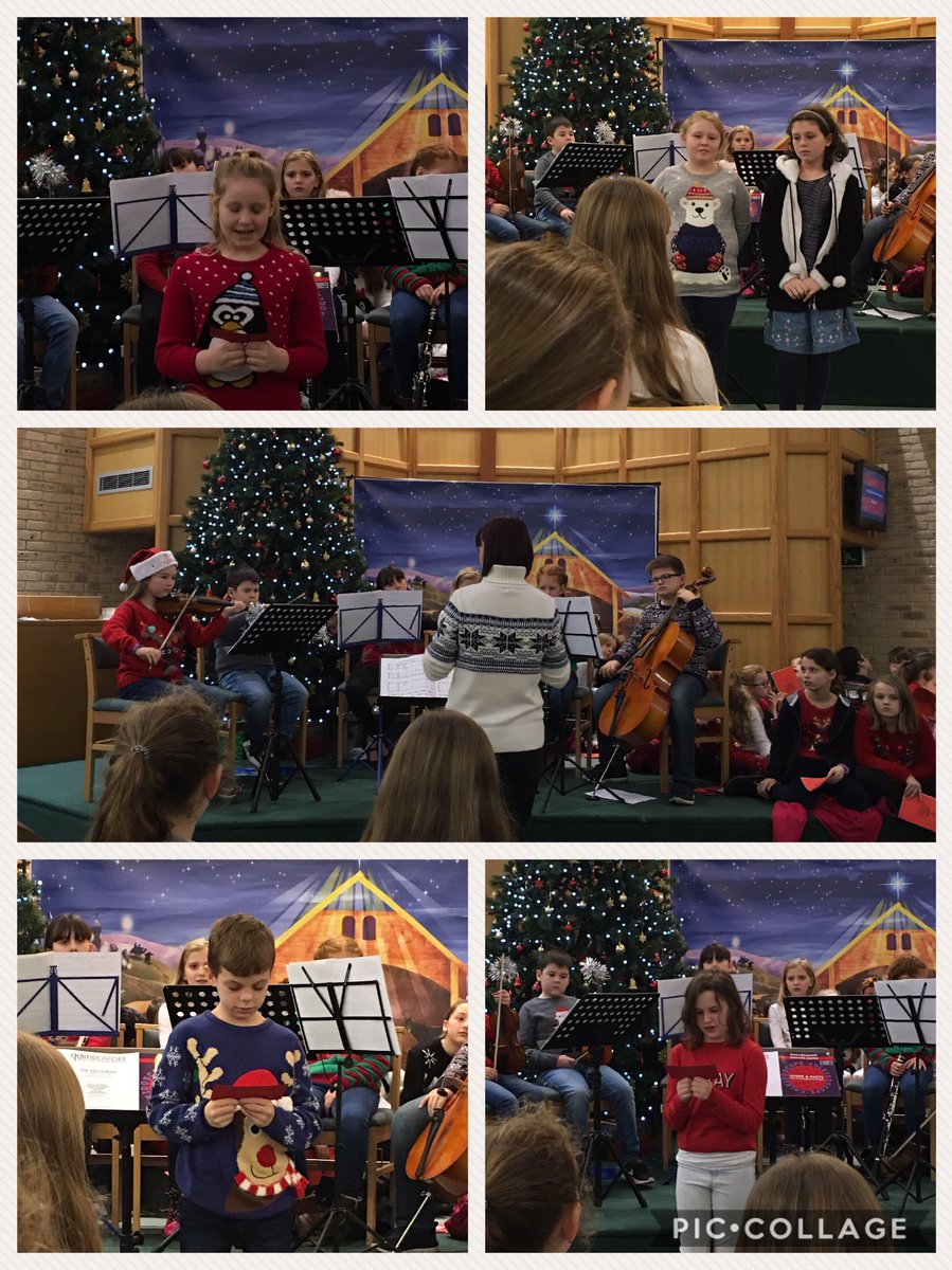 So proud of our year 6 readers, soloists and orchestra! A great morning at the Church!