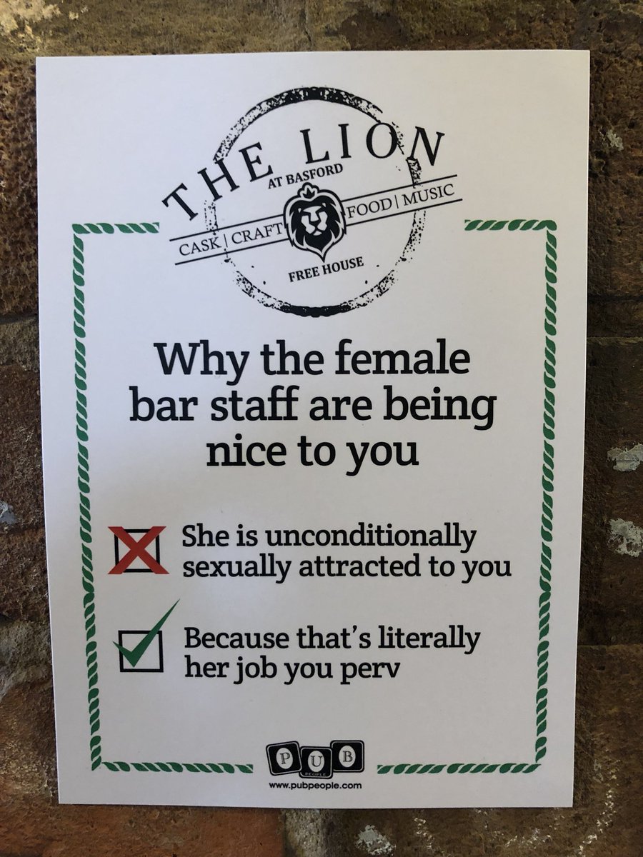 bbcemt's tweet photo. Pub sign explains 'why barmaid is being nice to you'

https://t.co/Z1xIUVPTXq https://t.co/lFd84ZUITk