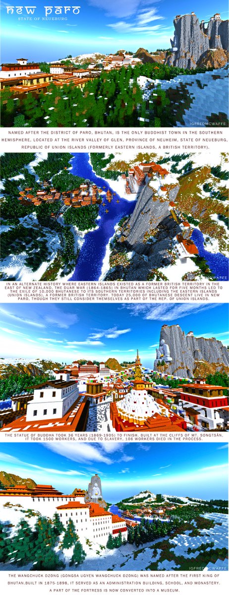 New Paro - Buddhist City | Contest Entry Minecraft Map