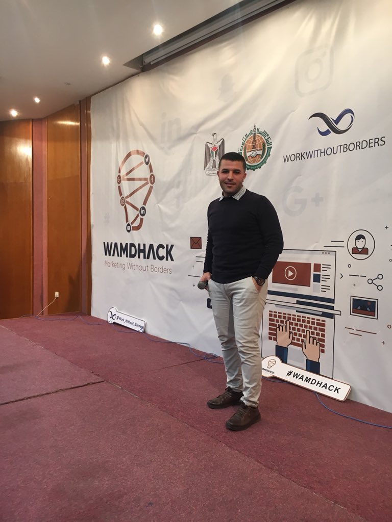 WorkWithoutBoar's tweet photo. تفاعل اصحاب المشاريع في
#WAMDHACK
مع الاستاذ نائل القطاطي
#WAMDHACK_DEEP 
@UNDPPalestinian
@isdb_group https://t.co/WOP5LRGIVx