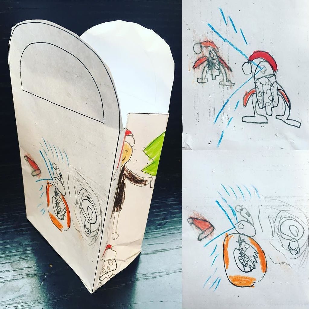 stubot's tweet photo. Nothing beats a handmade Christmas and this wee #starwars bag is just the best! ⚪️🍊 #teambb8 💙 #artoo https://t.co/6aKi6JfOYS https://t.co/Jcrsbtwtb7