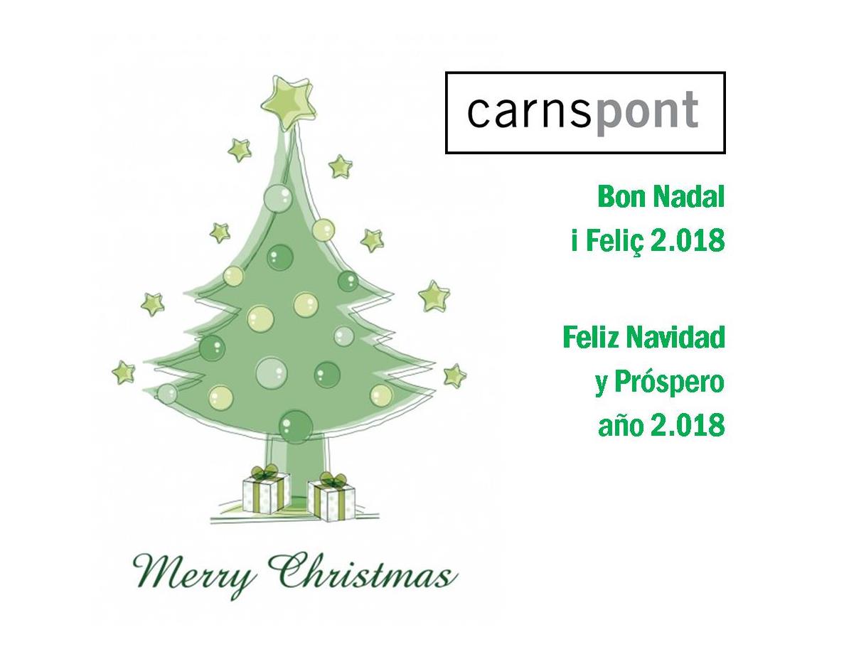 carnspont's tweet photo. Bones Festes i Feliç 2.018. https://t.co/qkzX6RVOZi