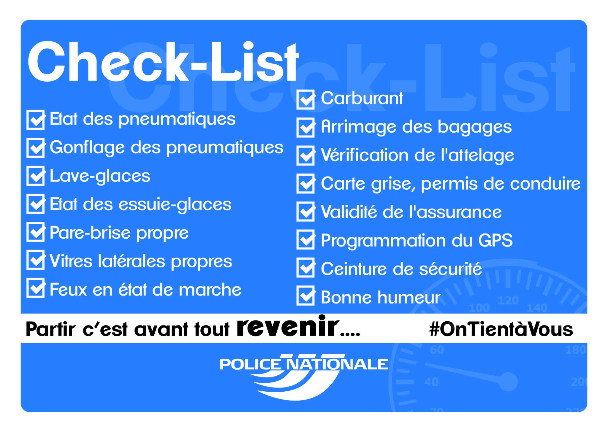 Police Nationale 67 on Twitter "#Vacances Prendre la route des