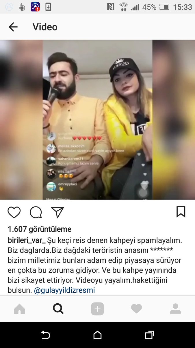 Mr_EsmerAdam's tweet photo. ÜLKECE BU KADAR HASSAS DÖNEMDEN GECERKEN BU OROSPU COCUKLARINA PRIM VERMEMELIYIZ.
@gulayyildizresmi INSTAGRAM şikayet ediniz. https://t.co/QQZWdXEZxI