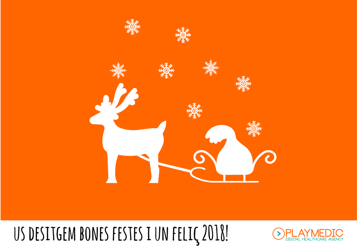 playmedic's tweet photo. Tot l'equip us desitgem molta felicitat, bons àpats i sobretot, molta salut per l'any nou! Molt de compte amb els turrons ;) https://t.co/M8xhcgiIz6