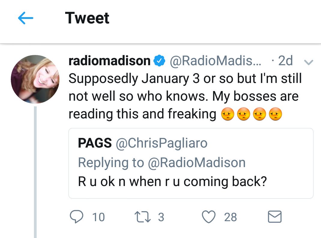 Lithium34_Fan's tweet photo. No @RadioMadison your bosses are not freaking out because we love your replacements, you are not missed. @SIRIUSXM @SXM_Help please keep @KatCorbett on @sxmLithium instead of Madison! #KeepKat https://t.co/mQCxf6aG88