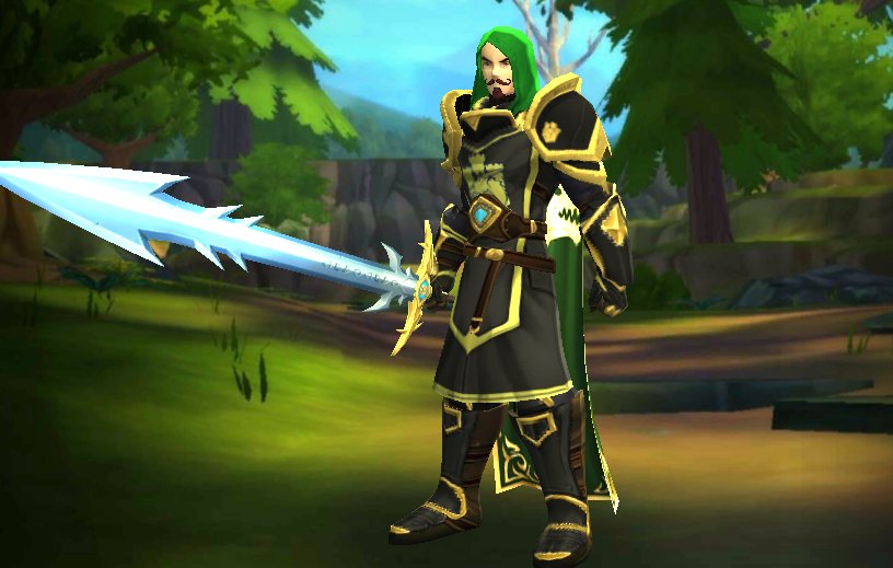 MercurioTheHero's tweet photo. I think I've found my new favorite set! :D Definitely need to get a commission done for him with this set soon. :) #AQ3D #BattleonWar #DarkDefender https://t.co/bC6fQLoahq