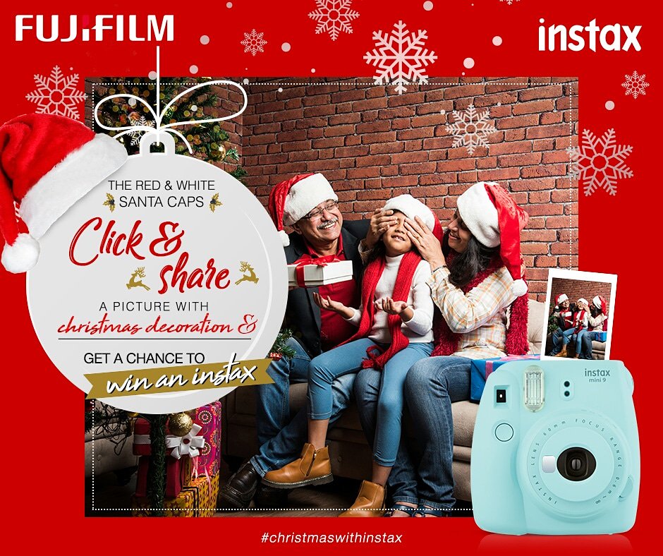 Fujifilm_India's tweet photo. #Contest
Click &amp; share a picture with christmas decoration &amp; get a chance to win an instax.
#christmaswithinstax #Instaxicated #instax
T&amp;C : https://t.co/a83dOwnsq4 https://t.co/jpKlnUW3fS