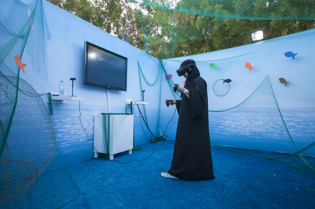 Ucreativemotion's tweet photo. Part of our media coverage of Ministry of Climate Change and Environment Event about the Virtual reality Game "Heroes of the sea" created by Creative Motion Family.
Thanks to all creative motion team for your Great efforts.
#Creative_Motion
#VirtualReality https://t.co/NDLGn7KeJ8