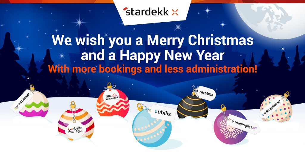 Stardekk On Twitter Merry Christmas And A Happy New Year From All Of Us At Stardekk We Wish You More Bookings And Less Administration For 2018 Https T Co Xri2vcpxzz
