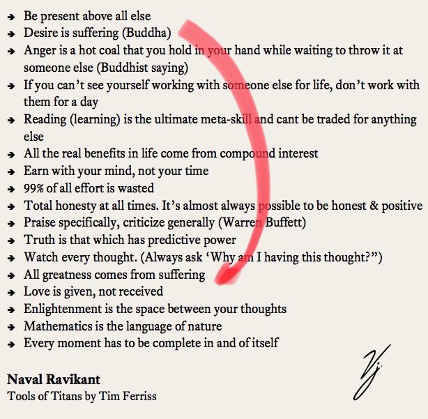 sp0tless_mind's tweet image. @naval all greatness comes from desire? 🤔 
@tferriss @ToolsofTitansTG