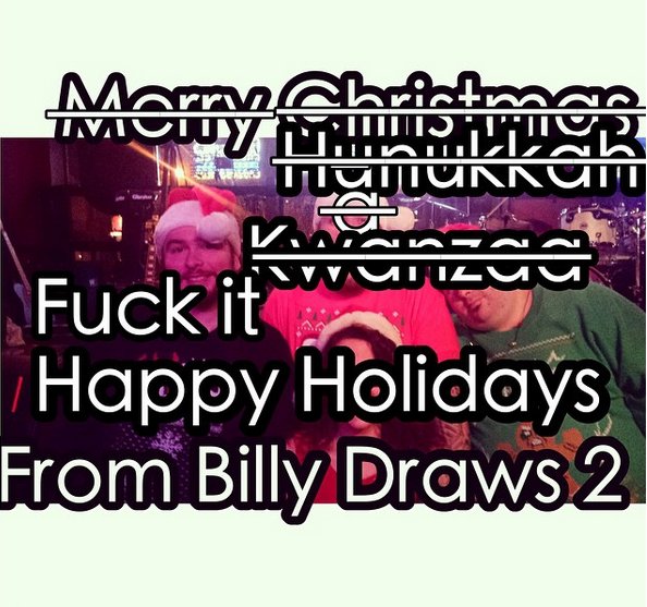 BD2band's tweet photo. HAPPY HOLIDAYS FROM BILLY, DOUG, MIKE &amp; ROSIE 🎉🎶 https://t.co/eFJDPxMFvD