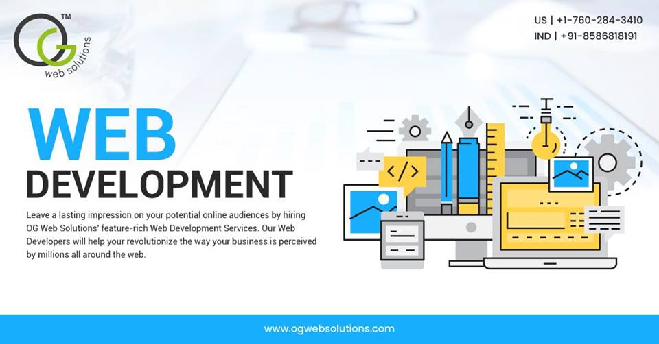 AnnaLWhitake's tweet photo. Leave a lasting impression on your potential online audiences by hiring #OGWebSolutions' feature-rich #WebDevelopmentServices. Our #WebDevelopers will help you revolutionize the way your business is perceived by millions all around the web: https://t.co/RPZdeXF7pM https://t.co/4nmxkZETTH