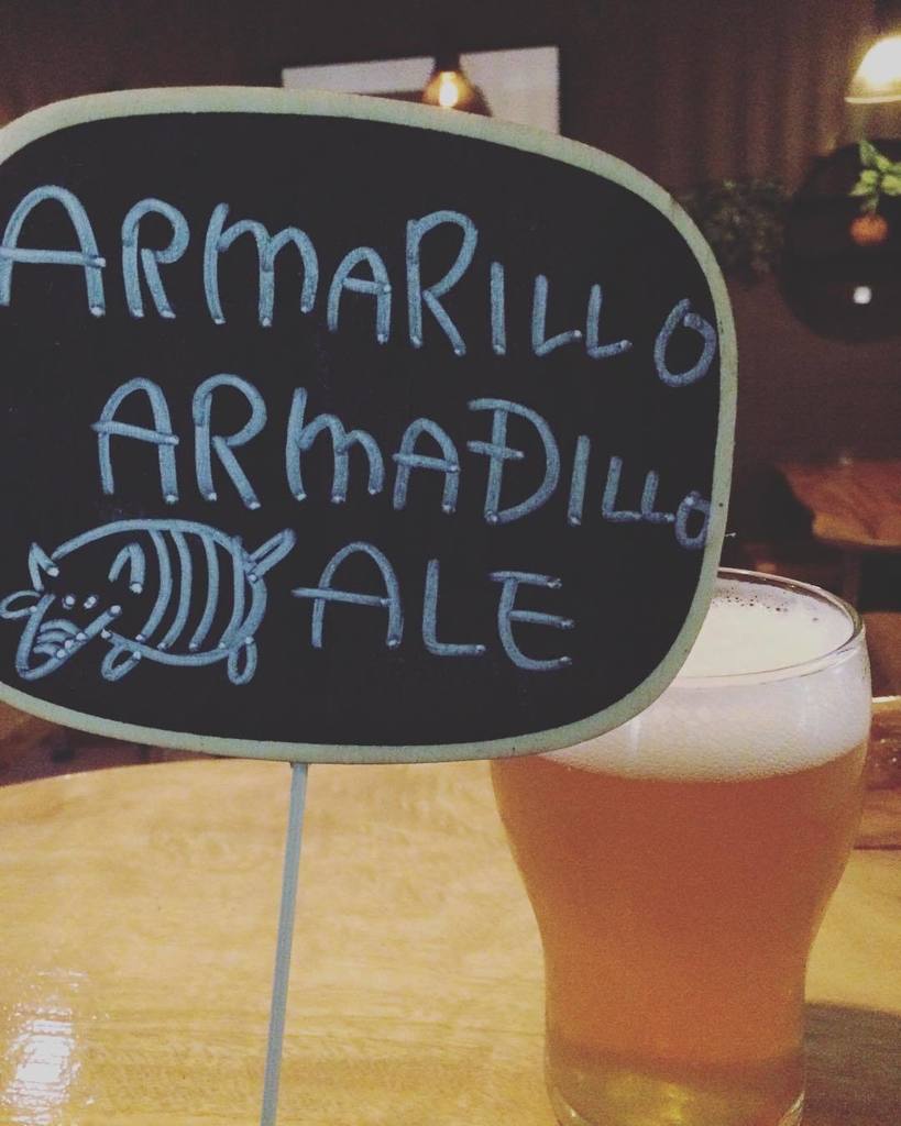 Li_silverbullet's tweet photo. Seasonal drop from our own @redbaybrewery  Light coloured Pale Ale style beer with well balanced Amarillo hop flavour. Yes it's "Armadillo", not the striped piggy 🐷 https://t.co/VnAuuTjpln https://t.co/sqOXcC1ZtU