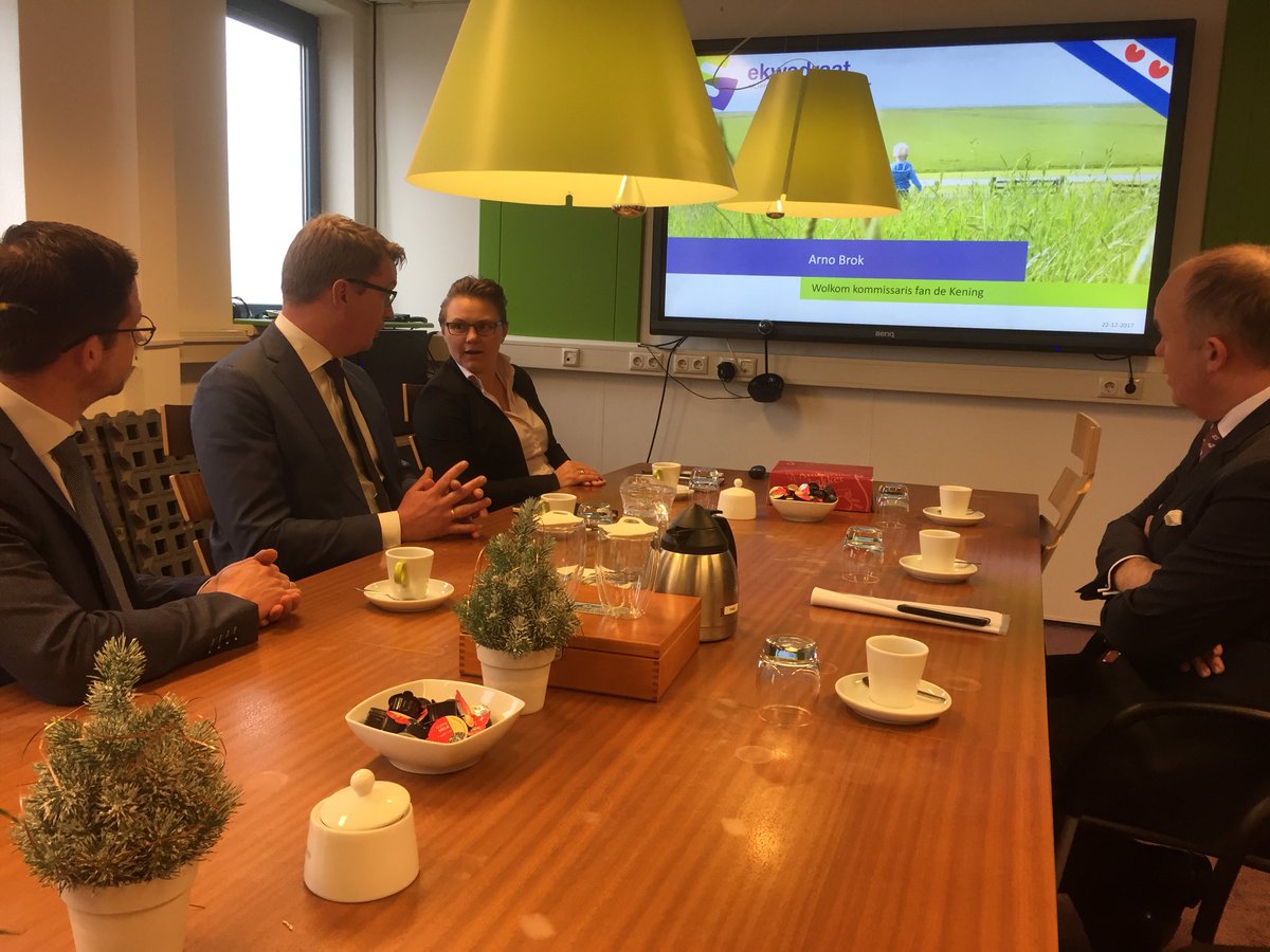 cdkfryslan's tweet photo. Besite oan Ekwadraat yn #Ljouwert. Grut yn duorsume enerzjy mei moaie plannen foar nijbou en @LF2018. https://t.co/89jH2ha66J