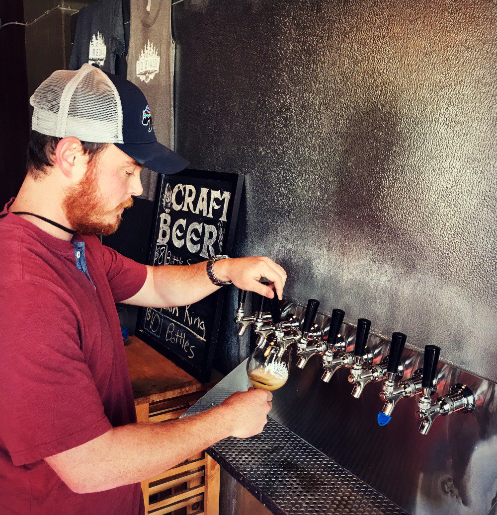 OldRedBrewing's tweet photo. We're here pouring, where are you? #TGIF #CraftBeer https://t.co/owxoKf58rs