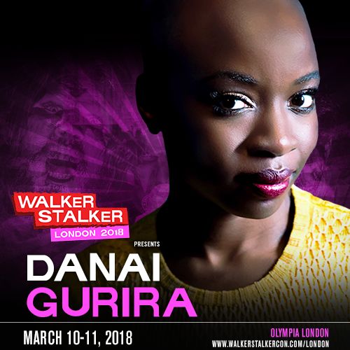 HAPPY HOLIDAYS! GUEST ANNOUNCEMENT!
 
<a href="/DanaiGurira/">Danai Gurira</a> (Michonne, <a href="/TheWalkingDead/">The Walking Dead</a> ) joins us for Walker Stalker Con London!
We'll post some of her solo photo ops at a random time this evening and another portion on Tuesday! 
 
For more information visit:
walkerstalkercon.com/london