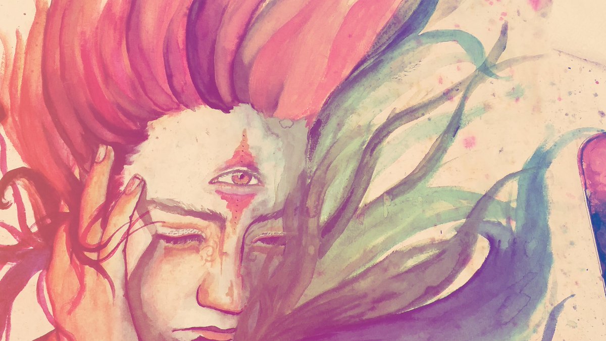 SarahAnneJones8's tweet photo. Watercolor in progress : ) much love 😚 
#art #arts #artwork #artworks #music #sharingartwork #artsharing #watercolorart #psychedelic #universe #universallove #colorful #unfoldingspirit #makefamous #famousartist #spiritualart #fantasy #fantasyart #fastasyartwork #colorful https://t.co/I9EVkcCZCl