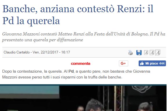 MarioBubu's tweet photo. Il tronfio di rignano "io dalla parte dei risparmiatori"......infatti li querelate! #InfamiPd #ChievoBologna #Boldrini #BuoneFeste #Cannavacciuolo https://t.co/1YC9D7nzKS