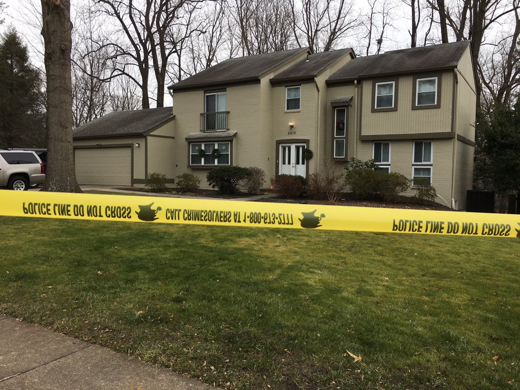 PeggyTV's tweet photo. Killed in Reston shooting:  
Scott Fricker, 48 &amp; Buckley Kuhn-Fricker, 43, parents of 16-year-old girl and 9-year-old boy. Family moved into house in August.  A 3rd person shot is in critical cond. Shooter was known; no public threat. @fairfaxpolice filed no charges yet. @wusa9 https://t.co/sa7jMgcBsF