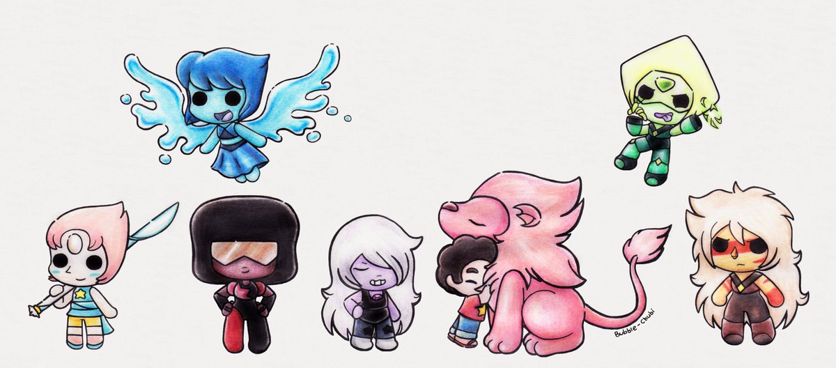 Steven Universe chibi group! 