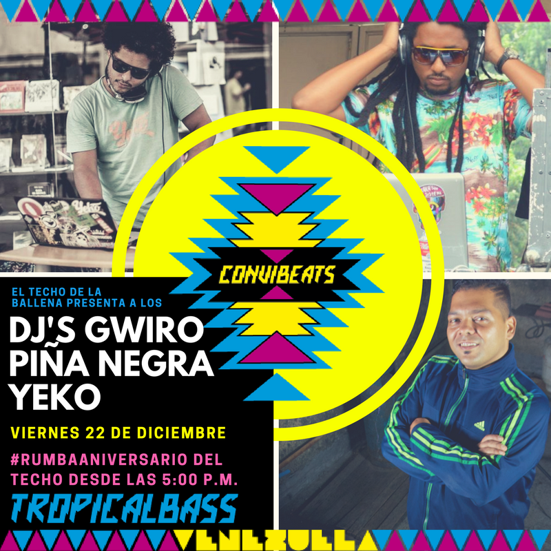 TechoDLaBallena's tweet photo. ¡HOY HOY HOY! La conga es en el #TechoDeLaBallena desde las 5:00 p.m. con nuestros Dj's invitados @gwiro @yekoland #PiñaNegra los famosos @convibeats Llégate y degusta tragos, bebidas, postres, pasapalos en el mejor ambiente. ¡VEN Y CELEBRA CON NOSOTROS NUESTRO 3ER ANIVERSARIO! https://t.co/RYOZXcZT7X