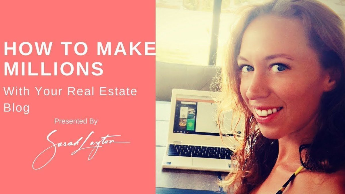 xFerox_eth's tweet photo. How To Make Millions With Your Real Estate Blog | Sarah Layton | Real Es... https://t.co/9ta3Nwio87 #realestate #blogger #blog #millionaire #writer #freelancer #SarahLayton #realestatewriter #contentmarketing https://t.co/n70ucwEugD