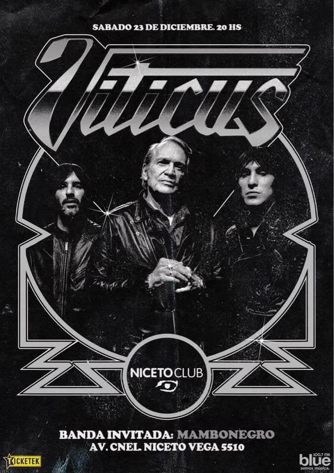 Mañana!! Sáb 23/12 - 20 hs.
Tenemos el honor de abrir el último show del año de <a href="/ViticusOK/">Viticus</a> en <a href="/NicetoClub/">Niceto Club</a> 
Ahí nos vemos!!!