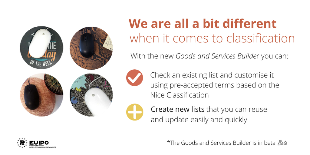 EU_IPO's tweet image. Did you know? With our Goods &amp;amp; Services builder you can customise your list of goods and services using pre-accepted terms base on the #NiceClassification: ow.ly/g1v330hnnZ5