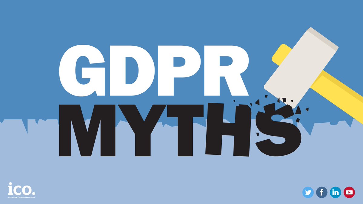 New post in our series of GDPR myth busting blogs - GDPR is not Y2K iconewsblog.org.uk/2017/12/22/gdp… #bizhour