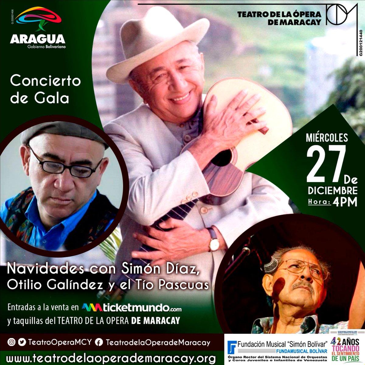 #Impelable! #27Dic! <a href="/TeatroOperaMcy/">Teatro de la Ópera de Maracay</a>! NO DEJES QUE TE LO CUENTEN! .<a href="/RNV_Musical/">RNV Musical</a>