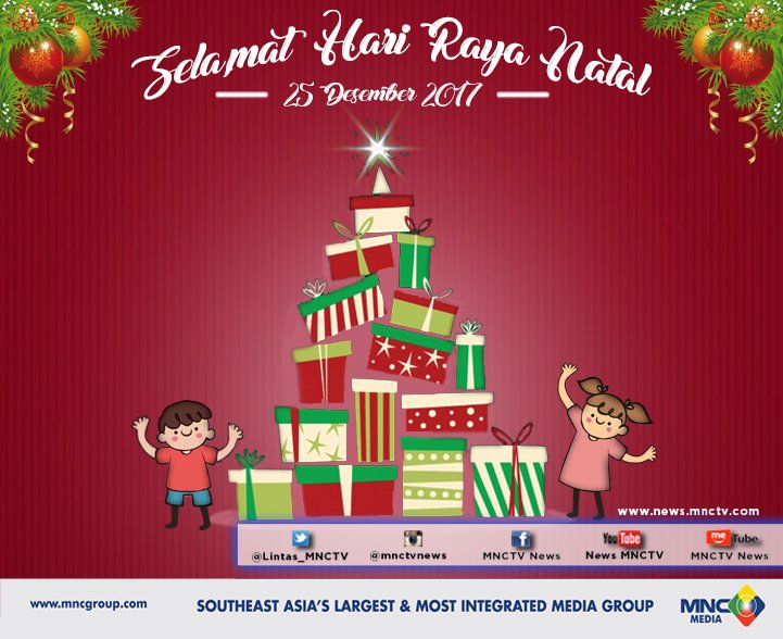 Semoga damai dan kasih Natal selalu ada di hati kita semua. #HariNatal2017