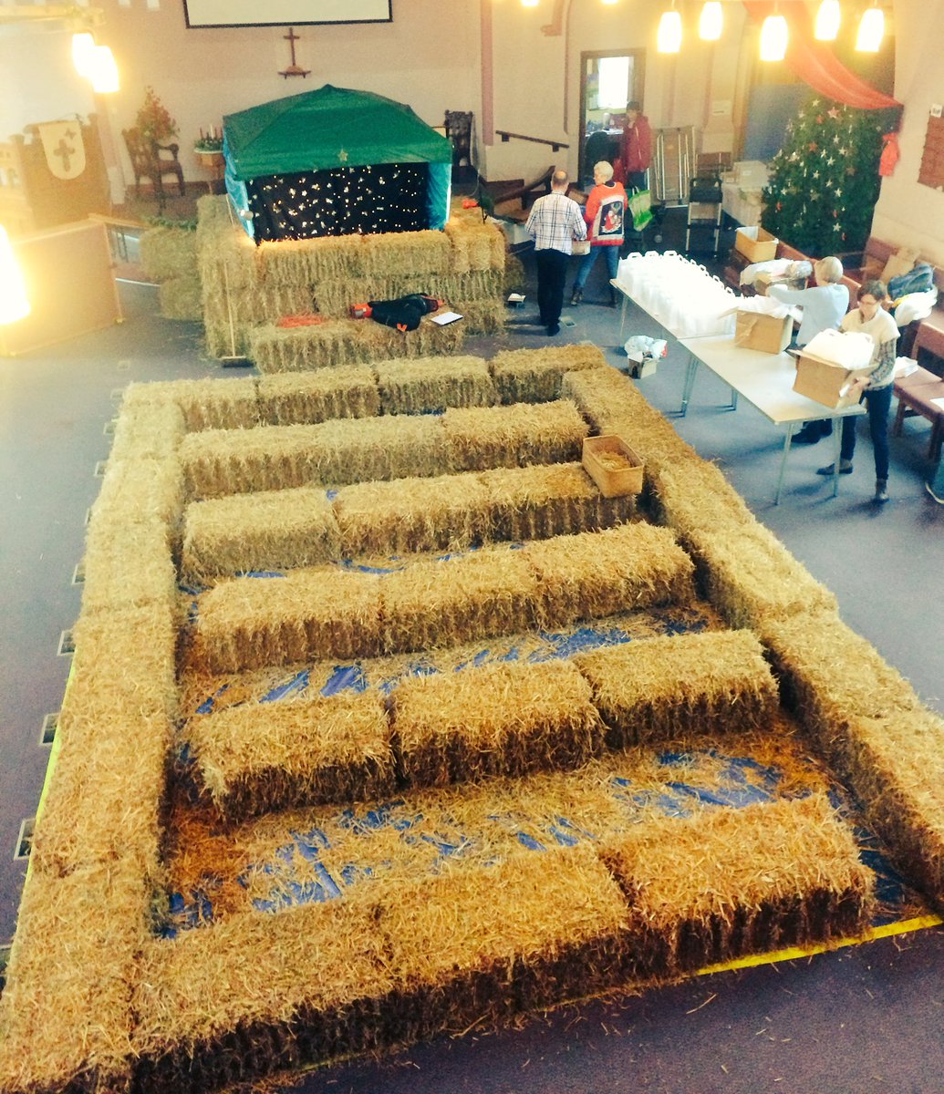 The nativity elves have been busy today <a href="/stivesmeths/">SIMC</a> getting everything ready for the Christmas Eve Nativity for Children. All begins this Sunday at 4pm