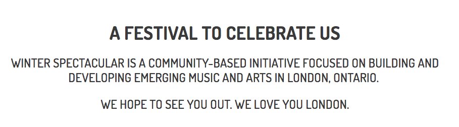 A festival to celebrate us #ldnont