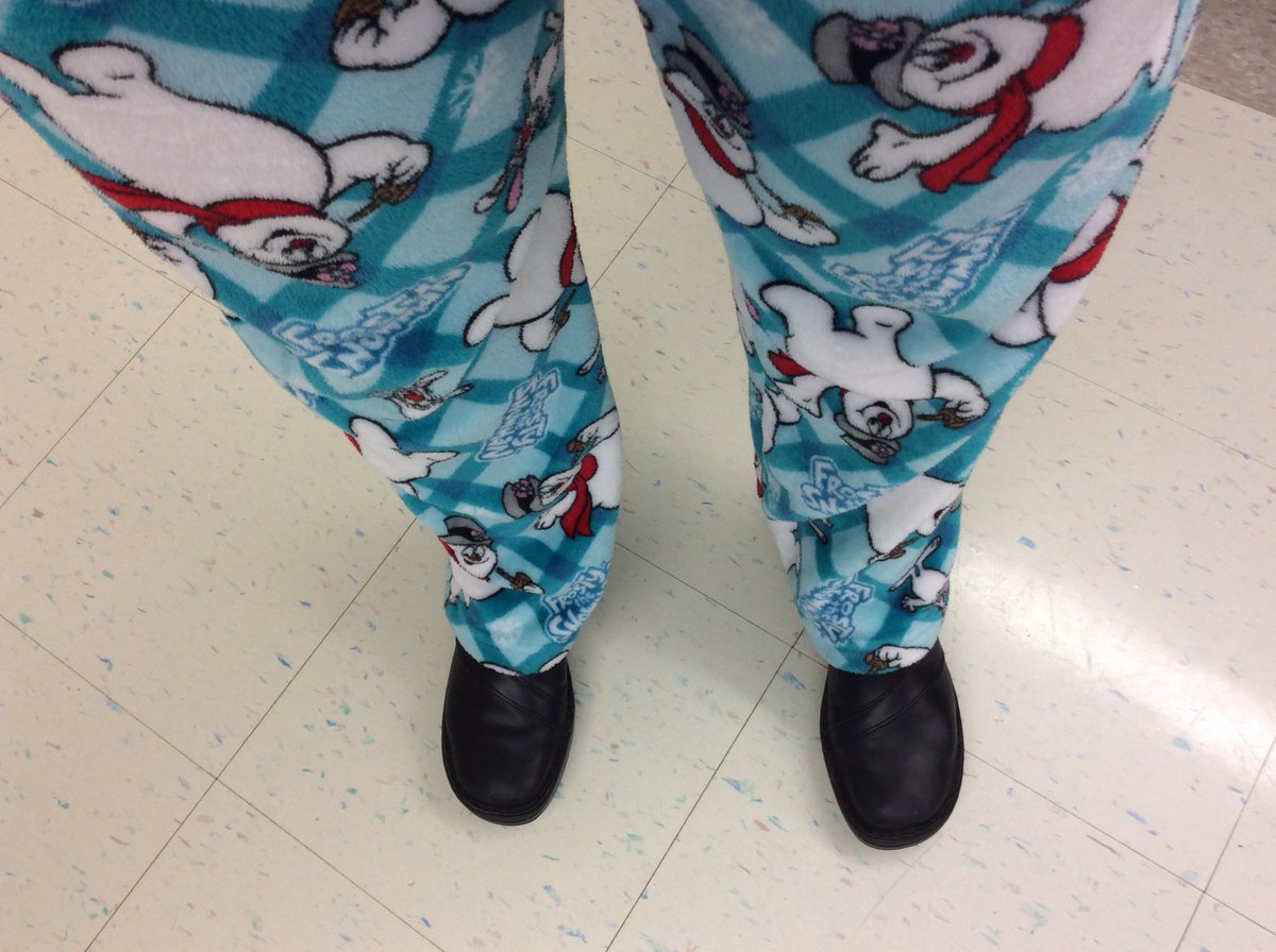 Ready for the sing-along this afternoon at Miller School...and it’s pajama day!