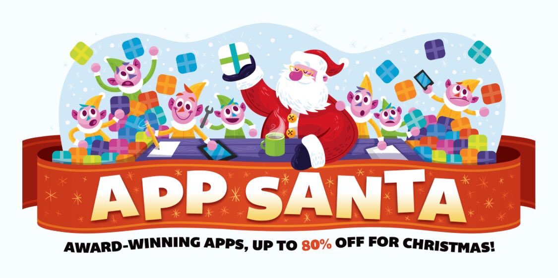 WaterMinder_app's tweet image. 🎅🎅🎅Head to @AppSanta now and download WaterMinder with a 66% discount and up to 80% discounts on other award winning apps! 2017.appsanta.co - Additionally to all the savings, 25% of AppSanta affiliate revenue will go to @AppCamp4Girls 🎅🎅🎅