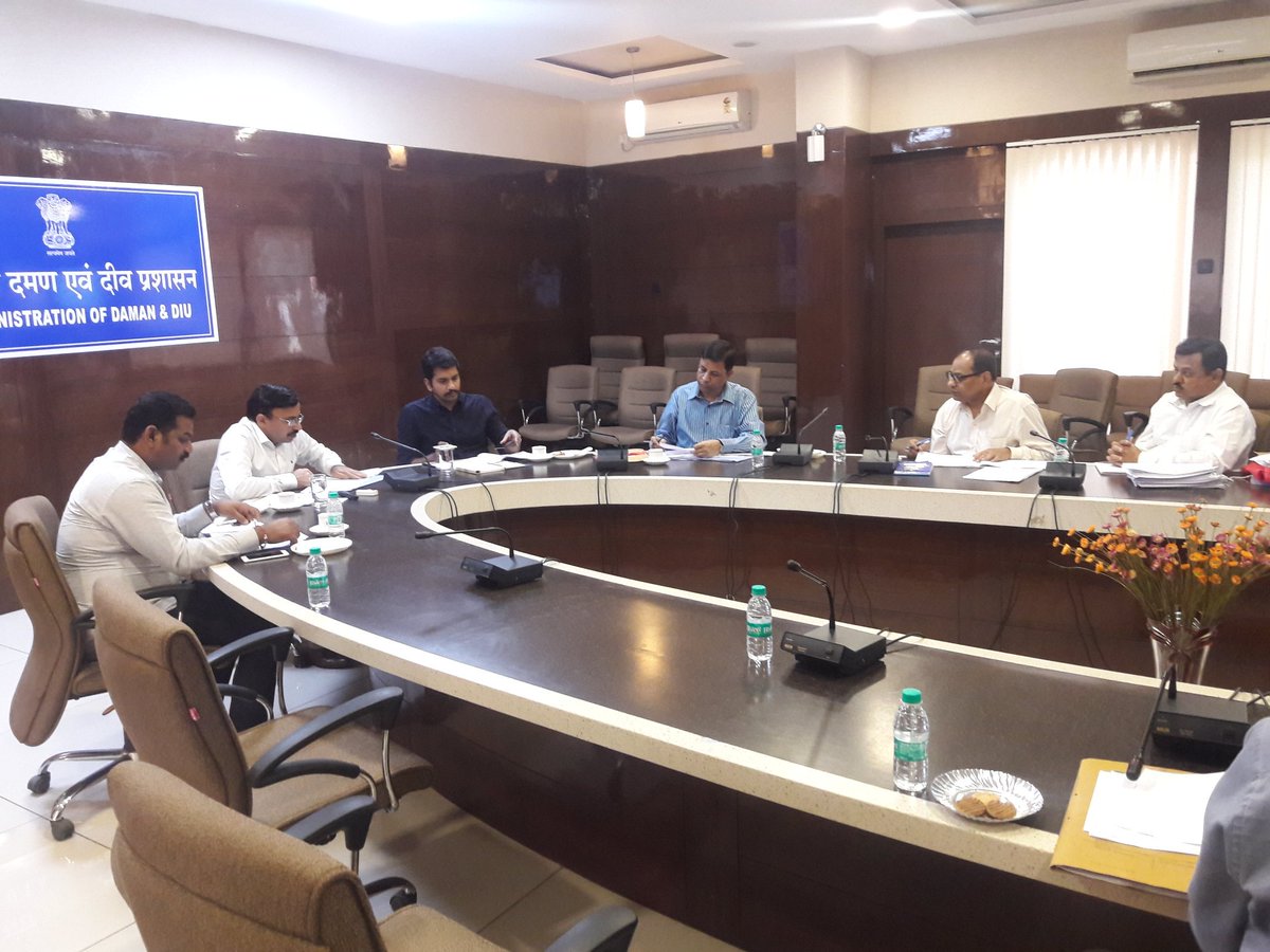 Shri S. S. Yadav, Advisor to Hon'ble Administrator reviewed development work of Dist. Panchayat DD &amp; DNH. <a href="/MoPRIndia/">Panchayati Raj India</a> <a href="/prafulkpatel/">Praful K Patel</a> <a href="/Sajjan95/">Sajjan Yadav IAS</a>
