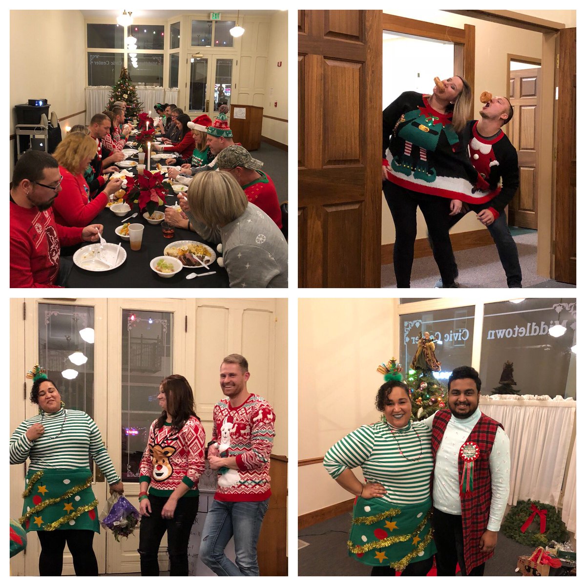 fabacab's tweet image. Christmas party fun! Theme: ugly sweater.
#fabacab #companyculture #uglysweater