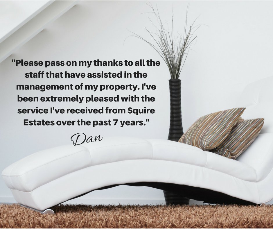 We love hearing from our #customers, especially when it is great feedback. Thanks Dan. #squireestates #happylandlord #lettings #hemelhempstead #hertfordshire #propertytolet #propertymanagement