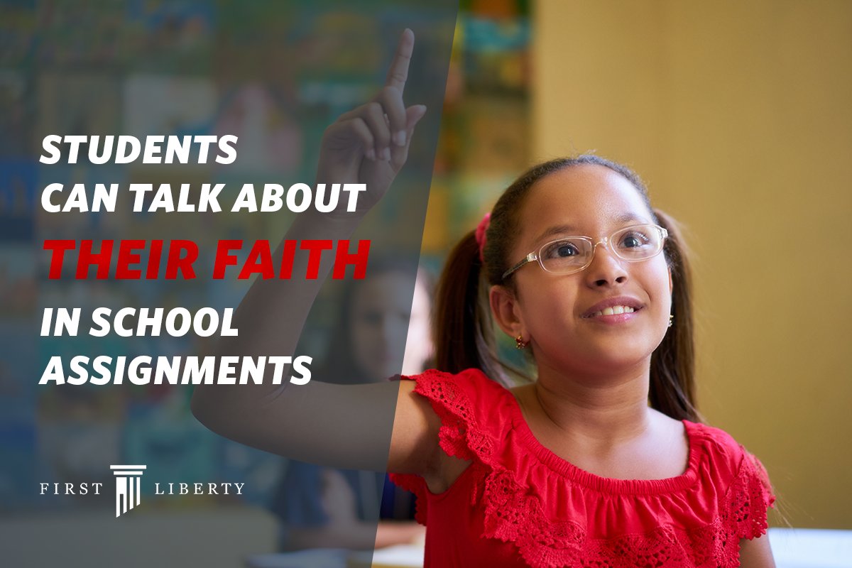 firstliberty_'s tweet photo. Students should be graded on the basis of academic standards, not on #ReligiousContent. https://t.co/pE8dSOYxMF https://t.co/hjv3O8SWzi