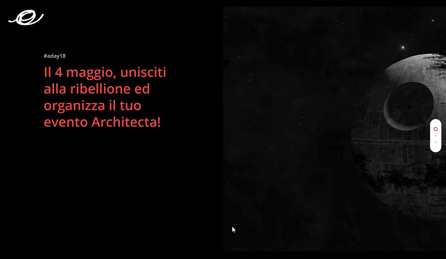 ArchitectaIA's tweet photo. Vi avevamo promesso un regalo di Natale! Eccolo! ARCHITECTA DAY
Il 4 maggio, unisciti alla ribellione ed organizza il tuo evento Architecta!
Scopri tutti i dettagli visitando il sito https://t.co/y24RdgvQ8G
#aday18 #IA #architectaday https://t.co/MoOdsmvSkN