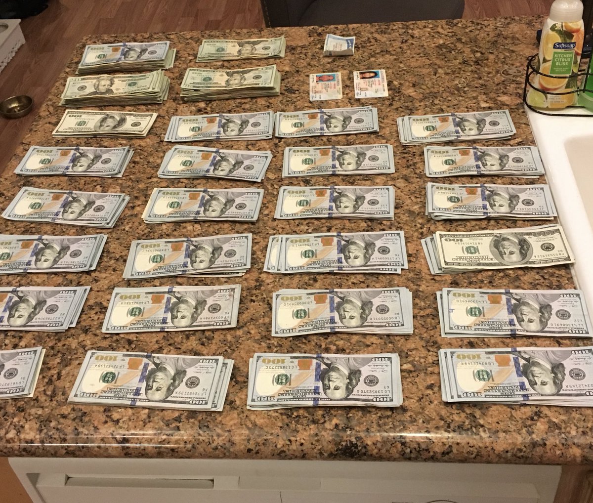 MurrietaPD's tweet photo. MPD Special Enforcement Team served a search warrant and #k9Kazan helped to recover 40lbs of methamphetamine and $30,000, keeping these drugs from hitting the streets of our community. Great job everyone. #police #WarOnDrugs #kazan #community #K9 #k9unit #drugfree #narcdog https://t.co/Pofd2BPPOB