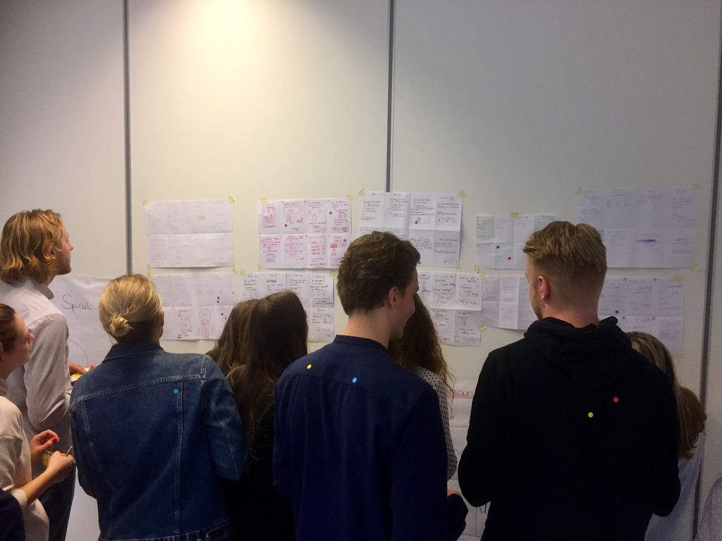 anous's tweet photo. Actionable output in cocreation with 'Crazy 8'- and 'Core model'- methods, teaching #empathy #UX mindset tot @TheTalentInst #growthackers https://t.co/ABeJVGpYvd