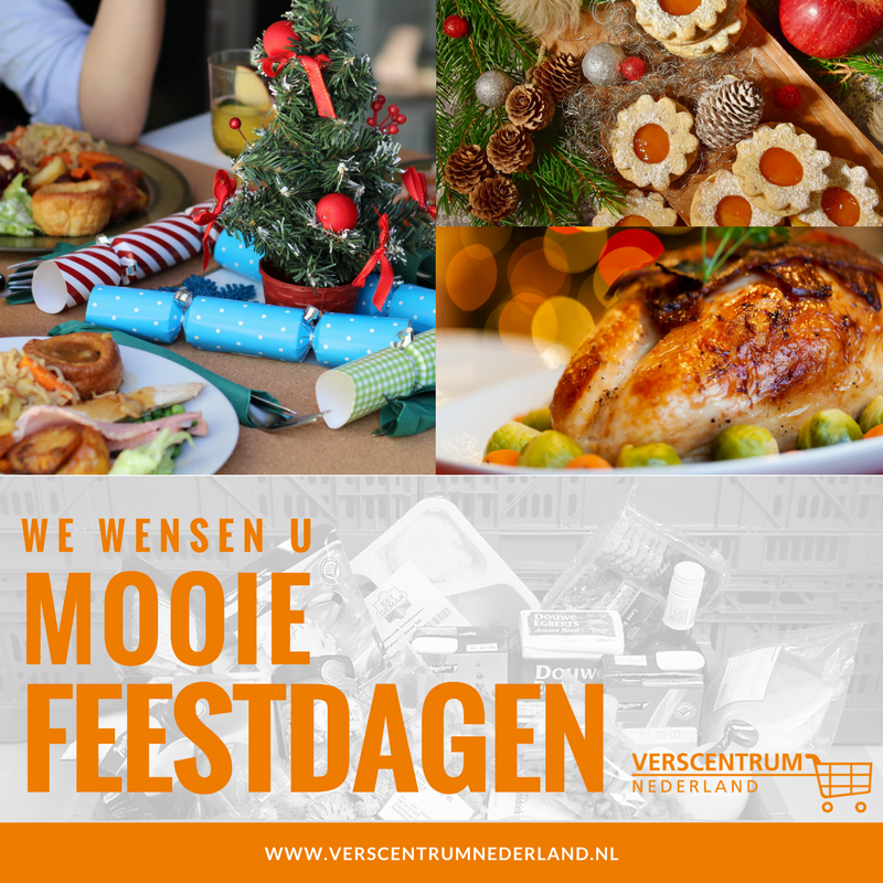Wij wensen u heel gezellige en smaakvolle feestdagen. Maak het lekkerste kerstdiner, dek de tafel en geniet samen!