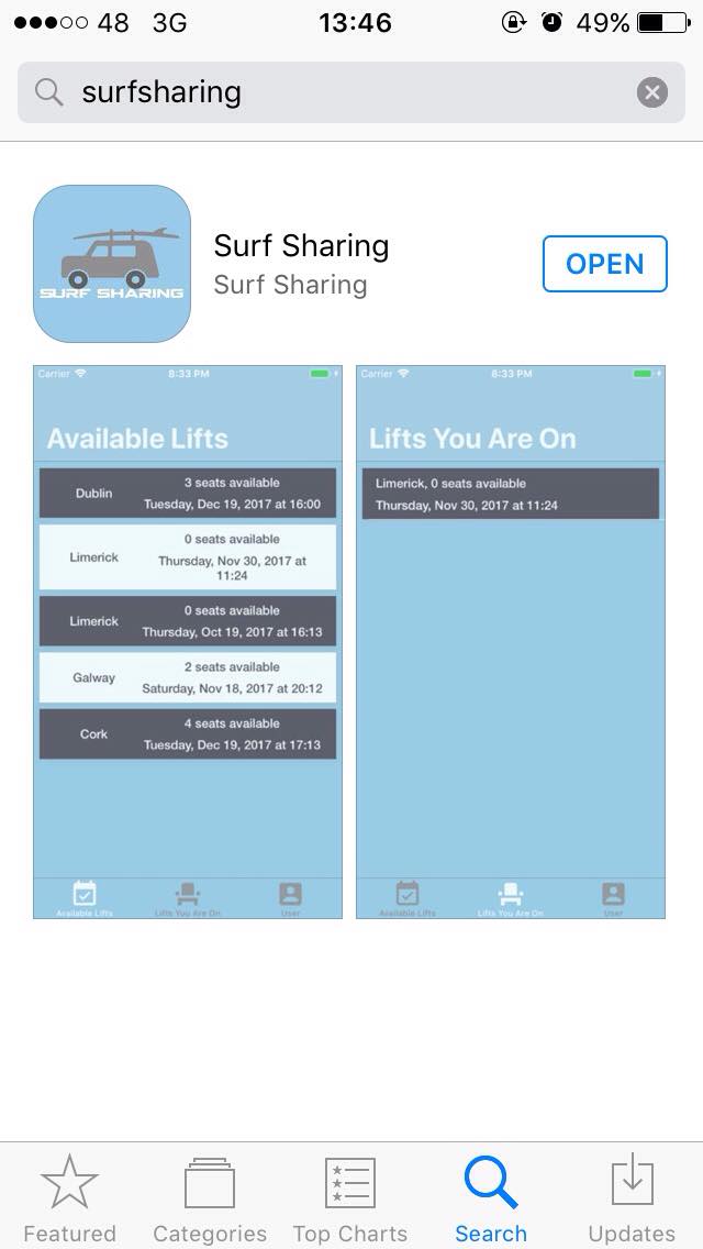 surfsharingapp's tweet photo. DRIVERS and SURFERS! You can now DOWNLOAD #SurfSharing for iOS at this link:

https://t.co/PCTw8H1daF

Enjoy, review, give feedback and #SurfSaveShare more with Surf Sharing  in 2017!😀 
@IrishSurfing @thestrandbar @Surfing_Ireland @DiscoverIreland @StrandhillSurf @FinMcCoolSurf https://t.co/MgJaPg0ItZ