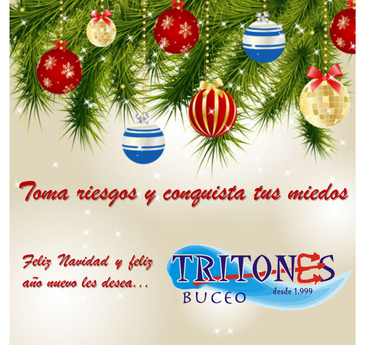 tritonesbuceo's tweet photo. FELIZ NAVIDAD Y PRODUCTIVO AÑO 2018.... https://t.co/ezlN10zafv