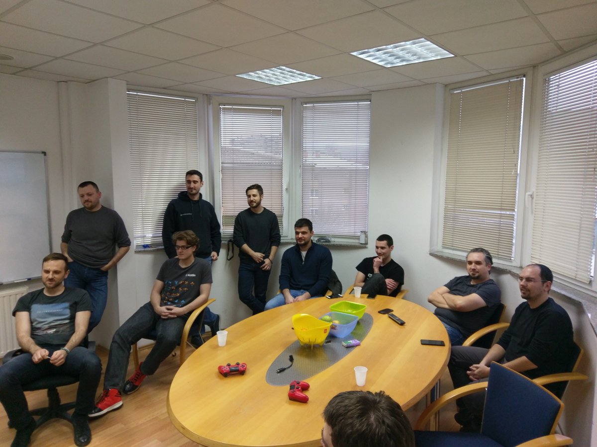 codecentricBA's tweet photo. Our dear colleague @brano88 introduced us today to his project - inventory editor app. He used this application to present event sourcing & CQRS. A delighted & curious crowd, and one well-deserved weekend for Brano! π
#PresentationFriday #DevelopersFriday #codecentric https://t.co/uuaPaIo77J