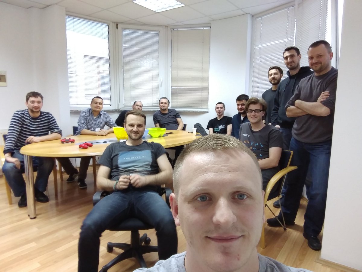 codecentricBA's tweet photo. Our dear colleague @brano88 introduced us today to his project - inventory editor app. He used this application to present event sourcing & CQRS. A delighted & curious crowd, and one well-deserved weekend for Brano! π
#PresentationFriday #DevelopersFriday #codecentric https://t.co/uuaPaIo77J